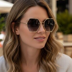 New, Tous STO445 0300, Gold Frame, Authentic